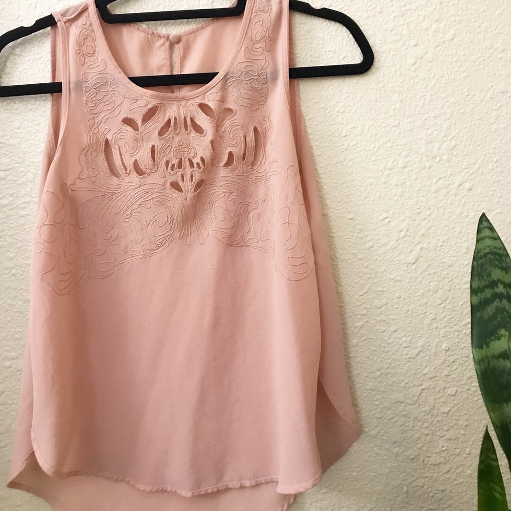 Pink blouse